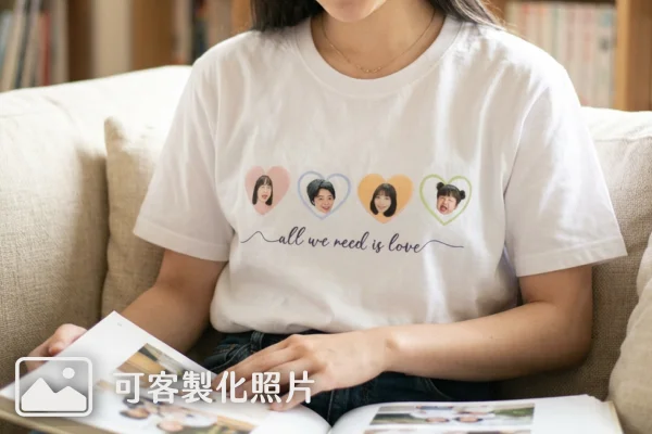 客製化短袖T-shirt/衣服(白色款)