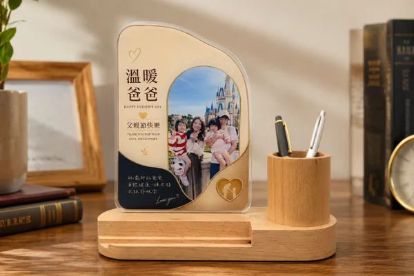 父親節禮物｜客製化夜燈筆筒