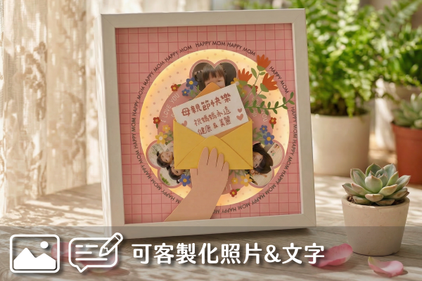 母親節禮物｜客製化轉轉紀念相框