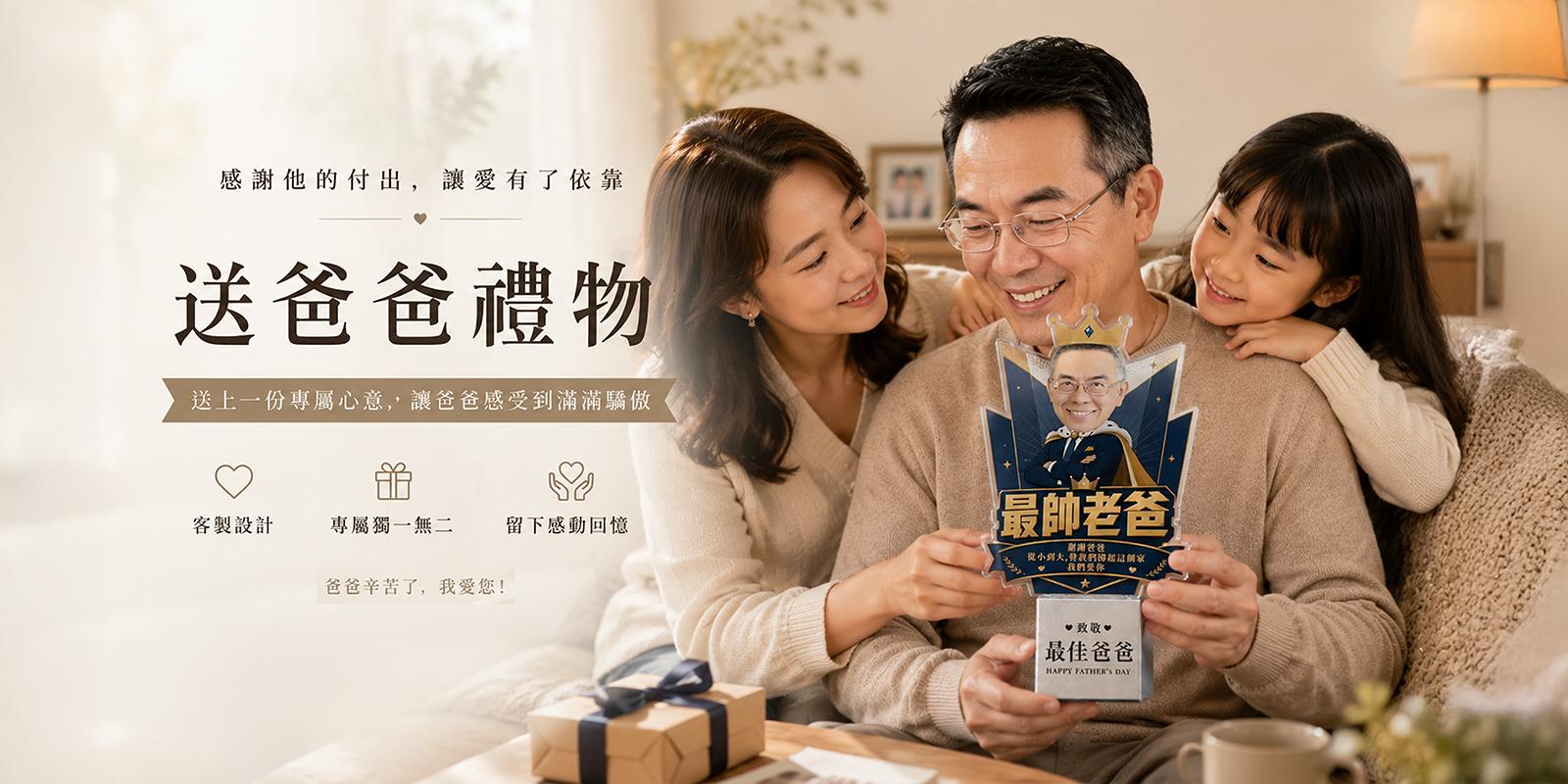 送爸爸禮物 - 主要橫幅