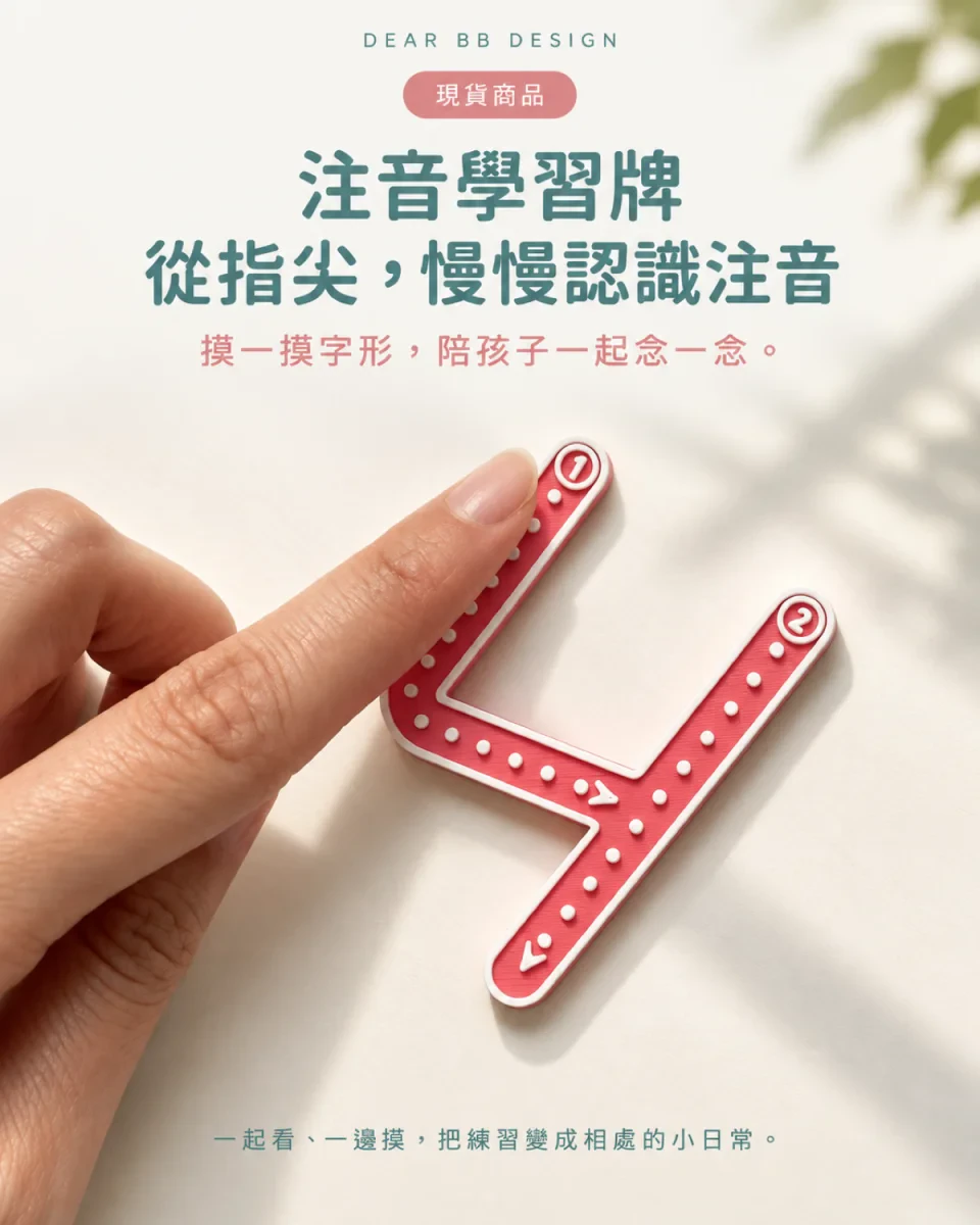 注音學習牌｜從指尖認識注音