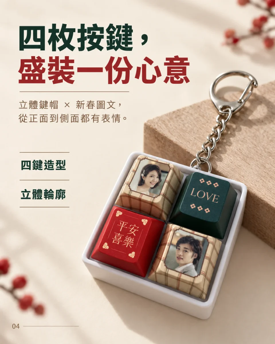 新春鍵盤語音鑰匙圈 商品介紹 5