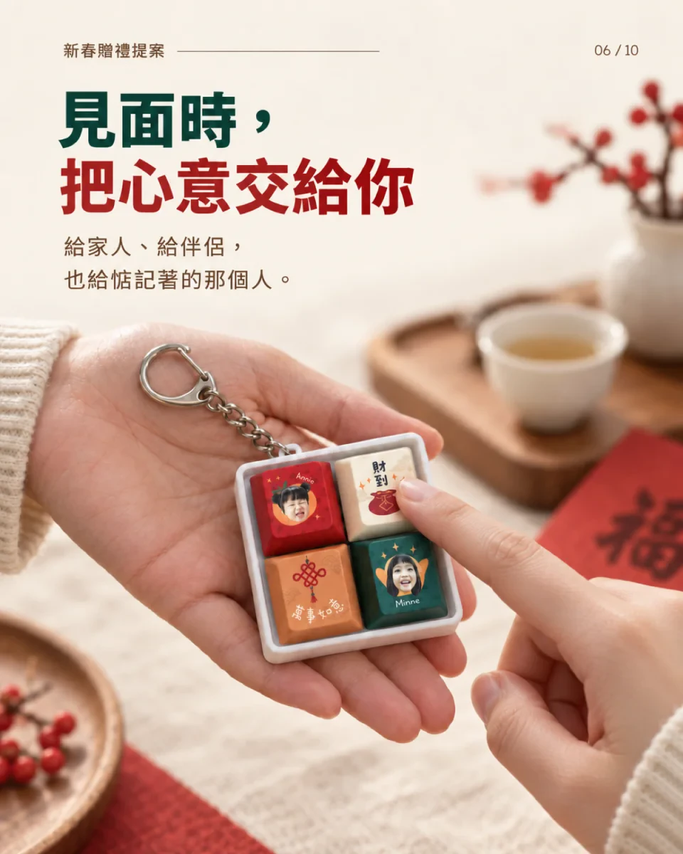新春鍵盤語音鑰匙圈 商品介紹 6