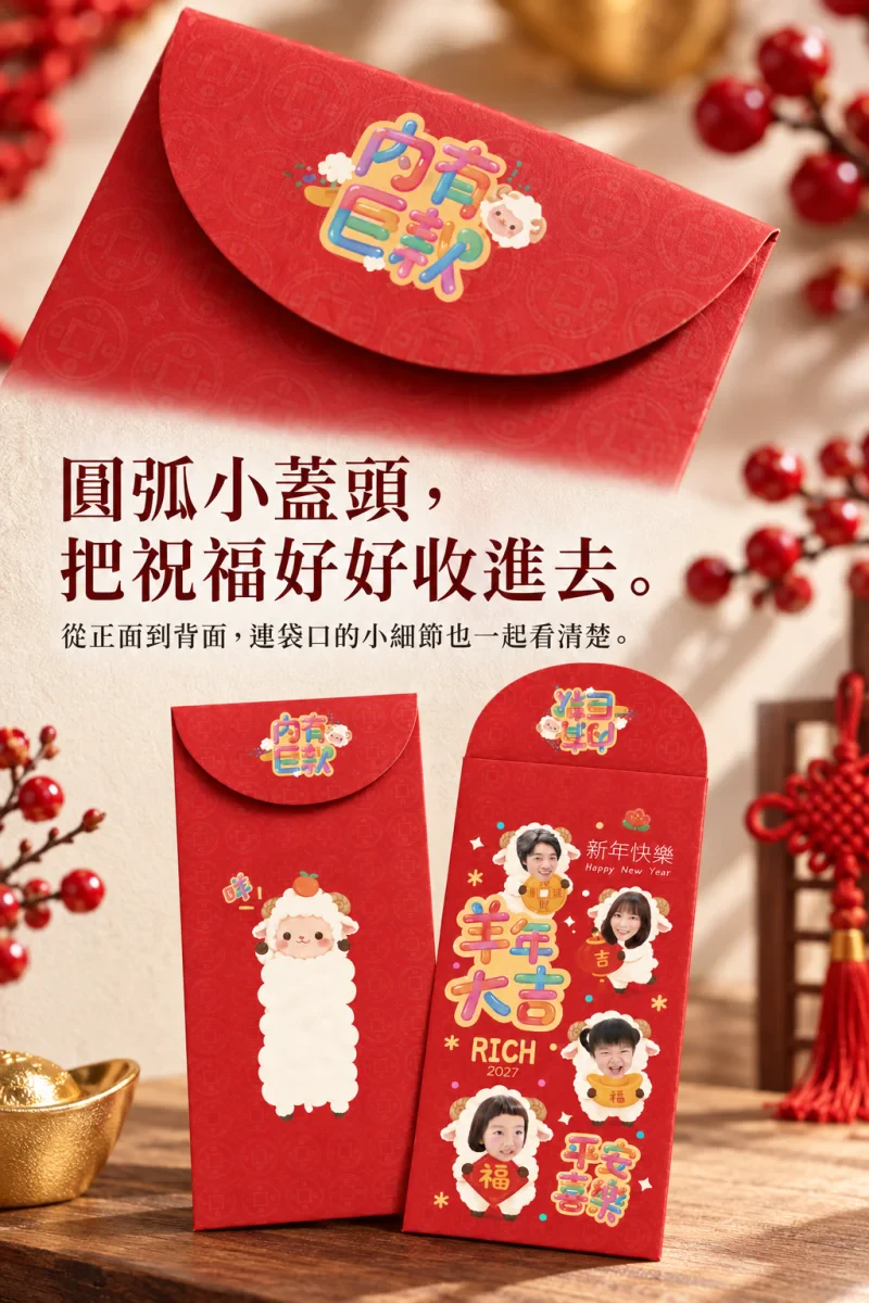 2027羊年客製化紅包袋 商品介紹4