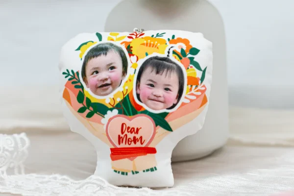 母親節禮物｜客製化花束澎澎鑰匙圈
