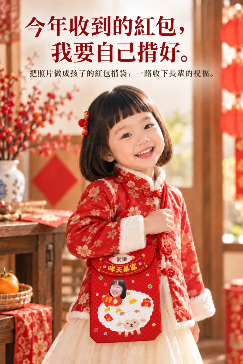 2027羊年紅包收納揹袋 商品介紹1