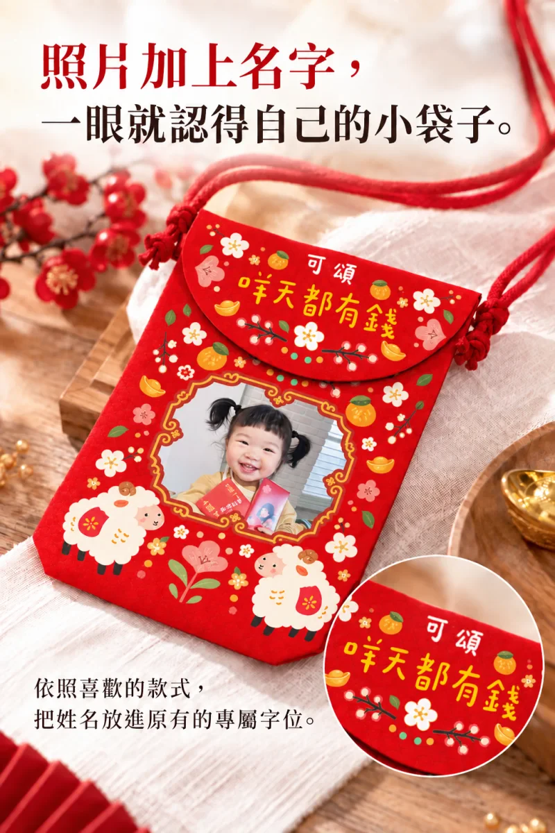 2027羊年紅包收納揹袋 商品介紹3