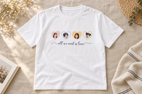 客製化短袖T-shirt/衣服(白色款)