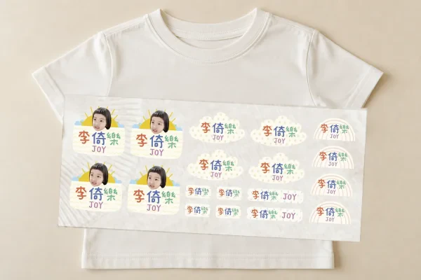 客製化燙布姓名貼/布用姓名貼-【童趣自然】