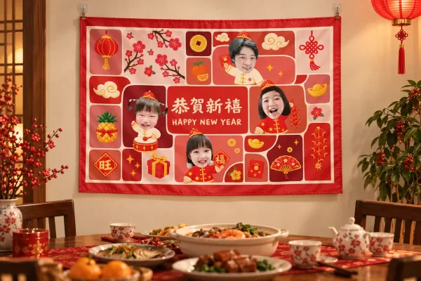 新春預購｜客製化新春掛布