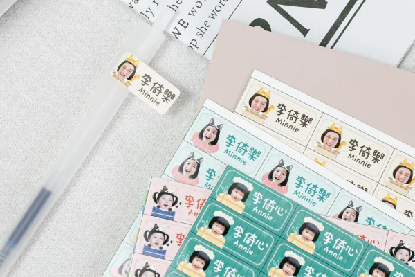 客製防水人像姓名貼-【寵物時光】